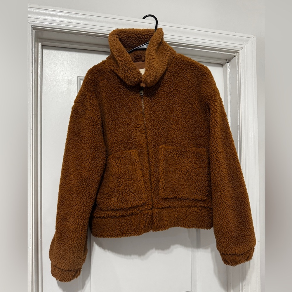 Rust Teddy Coat size L